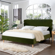 Stockholm - Modern Wavy Headboard Platform Bed - R&R Furniture Gallery (Fountain Valley, CA)