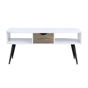 Halima - Coffee Table - White & Black - R&R Furniture Gallery (Fountain Valley, CA)