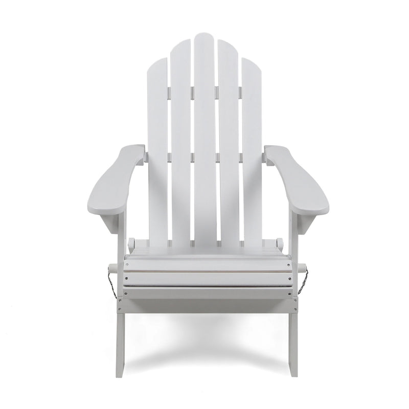 Aurascape - Outdoor Acacia Wood Foldable Adirondack Chair - R&R Furniture Gallery (Fountain Valley, CA)