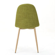 Modern Minimalist Fabric Dining Chair With Iron Legs - R&R Furniture Gallery (Fountain Valley, CA)