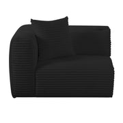 Tarra - Fluffy Oversized Corduroy Modular Corner Chair - R&R Furniture Gallery (Fountain Valley, CA)