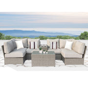 Stylish Modular Wicker Patio Seating Group - R&R Furniture Gallery (Fountain Valley, CA)