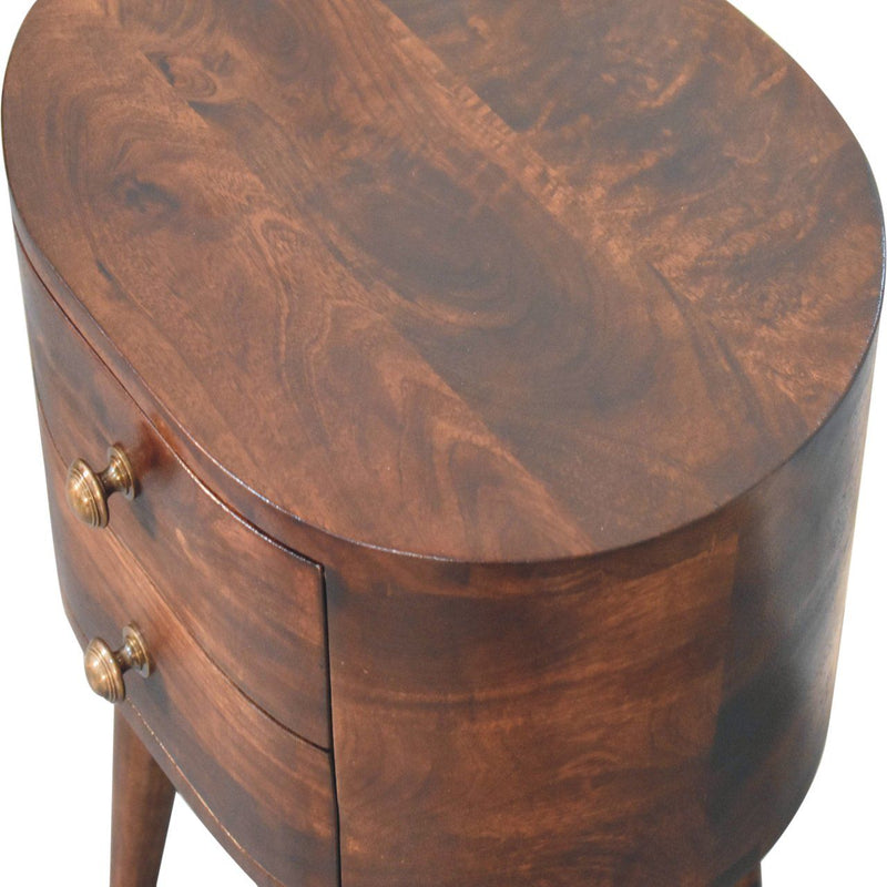 Rounded Bedside Table - R&R Furniture Gallery (Fountain Valley, CA)