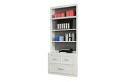 Catalina - Lateral File And Hutch - Cottage White - R&R Furniture Gallery (Fountain Valley, CA)