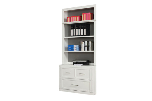 Catalina - Lateral File And Hutch - Cottage White - R&R Furniture Gallery (Fountain Valley, CA)