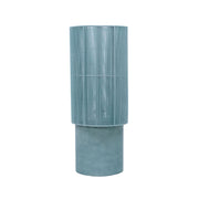 TOV Furniture Mondada concrete floor lamp with a sleek, modern design and cylindrical shape, standing on a flat surface.