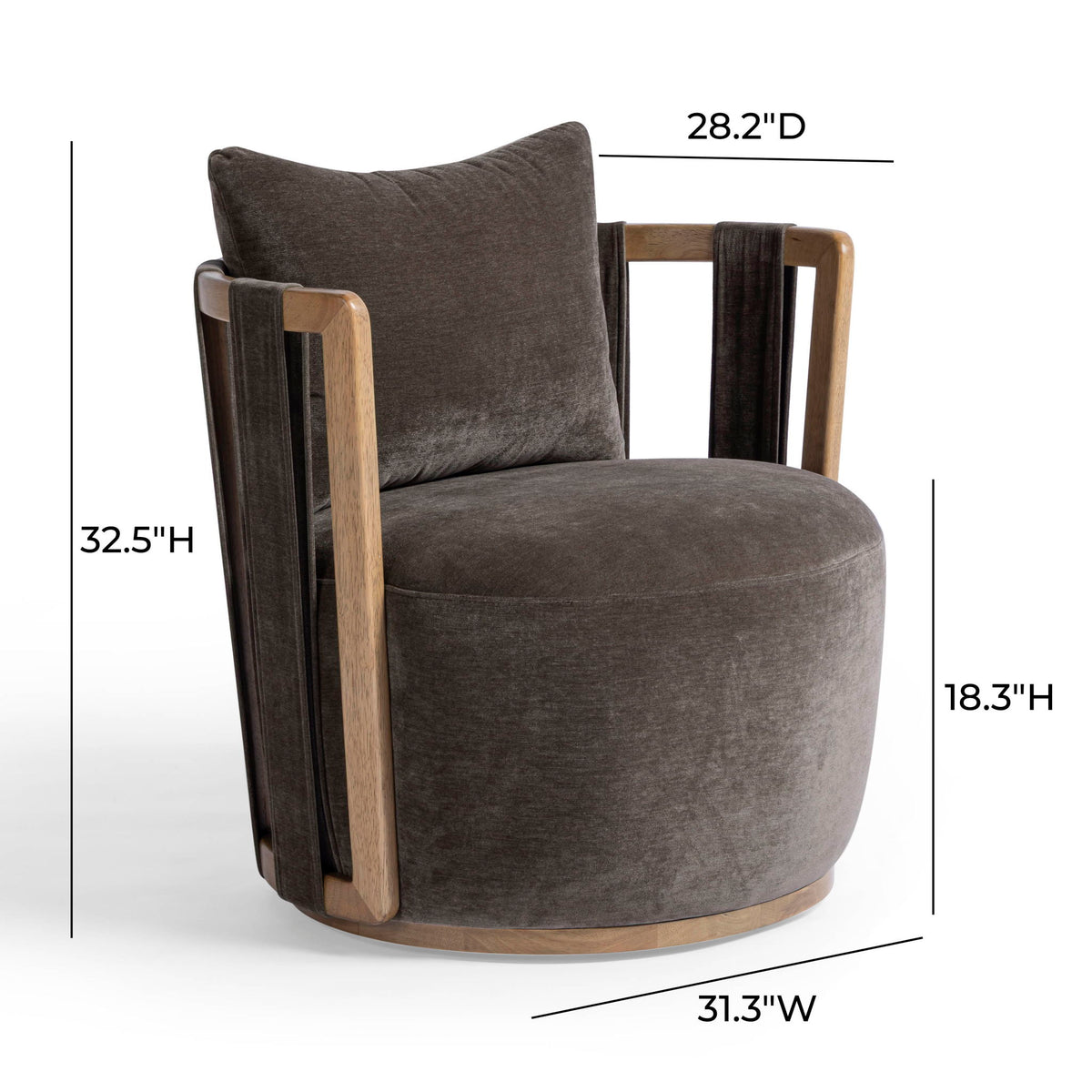 Paolo - Swivel Chair - R&R Furniture Gallery (Fountain Valley, CA)