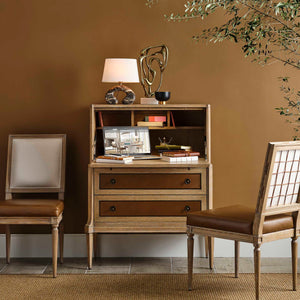 Hide Away - Secretary Desk - Brown / Woodtone