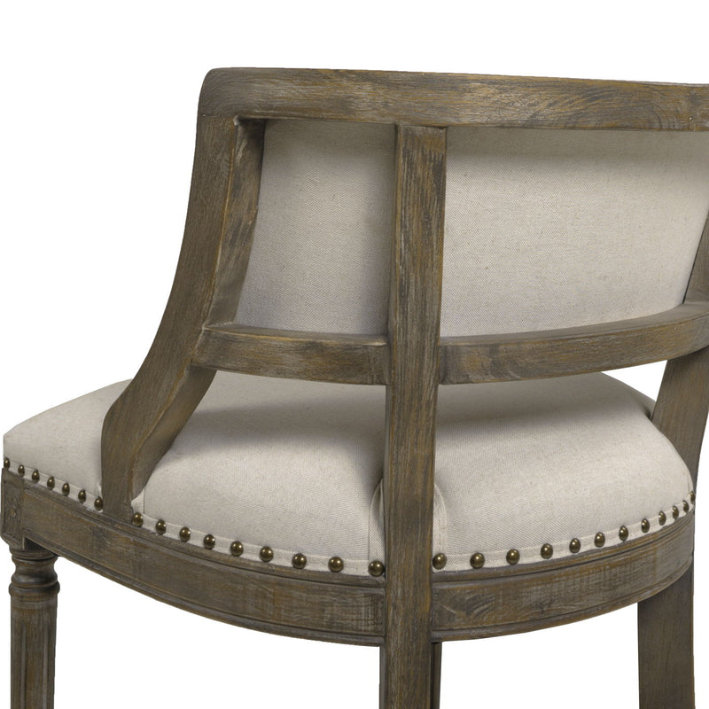 Paris - Farmhouse Counter Height Bar Stool With Backrest - R&R Furniture Gallery (Fountain Valley, CA)