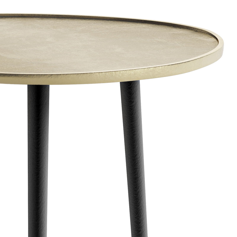 Tanner - Metal Side Table - Gold - R&R Furniture Gallery (Fountain Valley, CA)