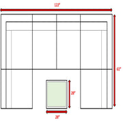 Seating Set With Cushions Handcrafted Wicker Design - R&R Furniture Gallery (Fountain Valley, CA)