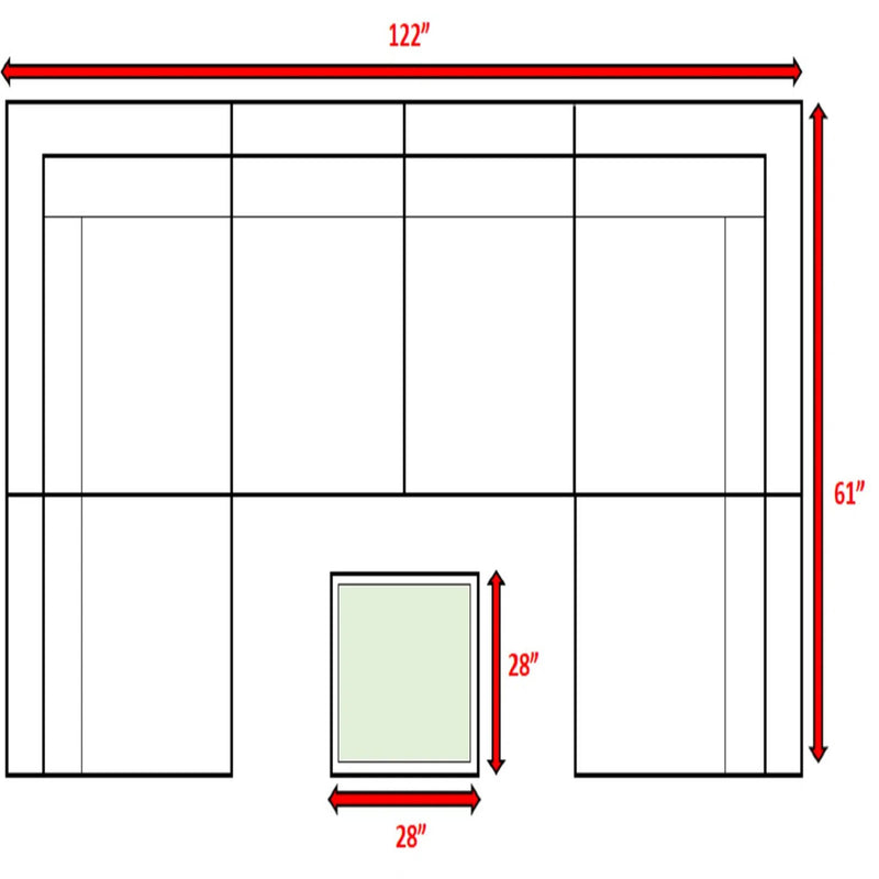Seating Set With Cushions Handcrafted Wicker Design - R&R Furniture Gallery (Fountain Valley, CA)