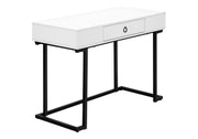 Computer Desk For Home Office, Glossy, Storage Drawer - R&R Furniture Gallery (Fountain Valley, CA)
