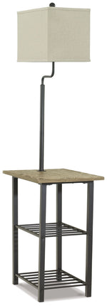 Shianne - Metal Tray Lamp  - Black - R&R Furniture Gallery (Fountain Valley, CA)