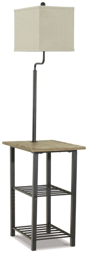 Shianne - Metal Tray Lamp  - Black - R&R Furniture Gallery (Fountain Valley, CA)
