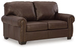 Colleton - Loveseat - Dark Brown - R&R Furniture Gallery (Fountain Valley, CA)
