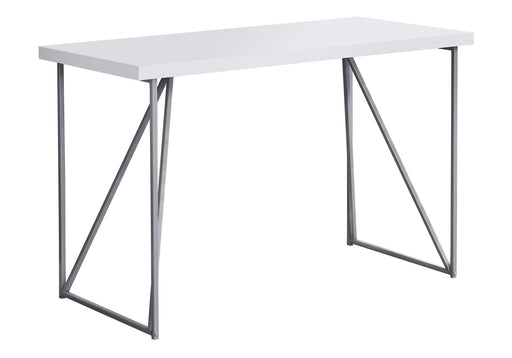 Computer Desk For Home Office Laptop, Contemporary & Modern - White - R&R Furniture Gallery (Fountain Valley, CA)