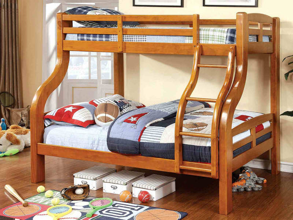 Solpine - Twin/Full Bunk Bed, Oak