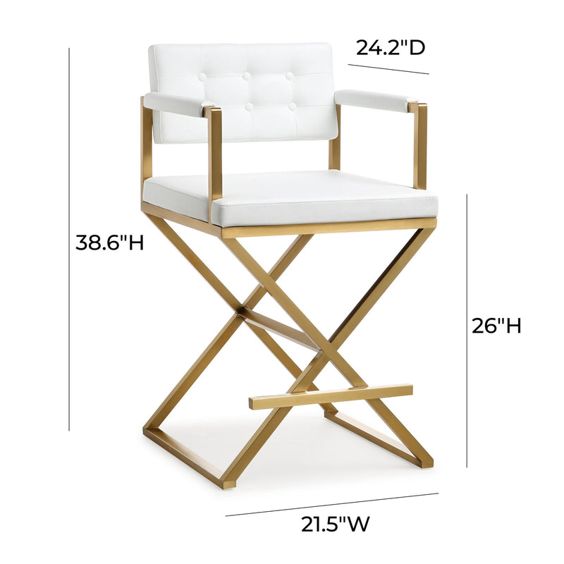 Director - Steel Counter Stool - R&R Furniture Gallery (Fountain Valley, CA)