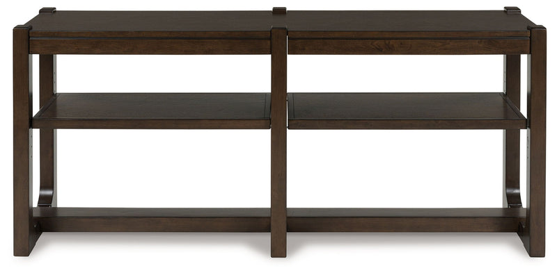 Breckington - Sofa Table - Dark Brown - R&R Furniture Gallery (Fountain Valley, CA)