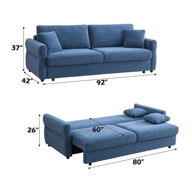 Haran - Sofa With Sleeper - R&R Furniture Gallery (Fountain Valley, CA)