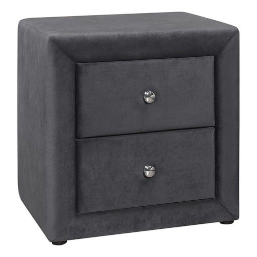Nightstand, Storage Drawer Versatile Use, Upholstered, Transitional - R&R Furniture Gallery (Fountain Valley, CA)