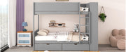 Bunk Bed With 2 Drawers And Multi Layer Cabinet - R&R Furniture Gallery (Fountain Valley, CA)