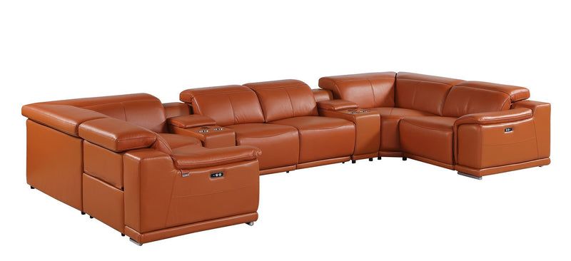 9762 - 8-Piece U-Shaped Sectional Sofa With 2 Power Recliners