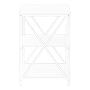 3 Tier Accent Table, Side Marble Look Contemporary & Modern - R&R Furniture Gallery (Fountain Valley, CA)