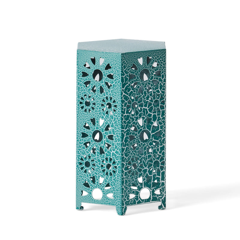 Noble House Eliana side table with a sleek design, wooden top, and modern metal legs, suitable for living room or bedroom decor.