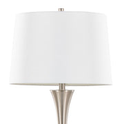 Pair of Lumi Source Lenuxe contemporary elegant table lamps with sleek modern design and soft lighting in a set of two.