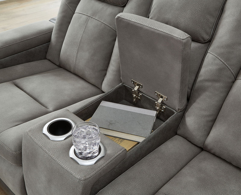Next-Gen Durapella - Power Reclining Loveseat - R&R Furniture Gallery (Fountain Valley, CA)