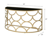 Altus - Console Table - Gold - R&R Furniture Gallery (Fountain Valley, CA)