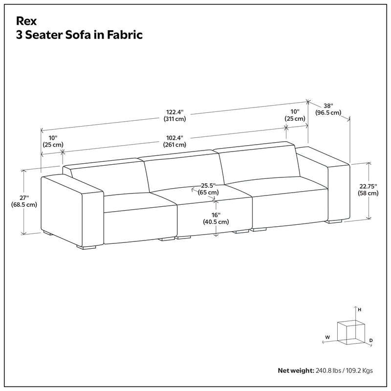 Rex - Handcrafted Sofa - R&R Furniture Gallery (Fountain Valley, CA)