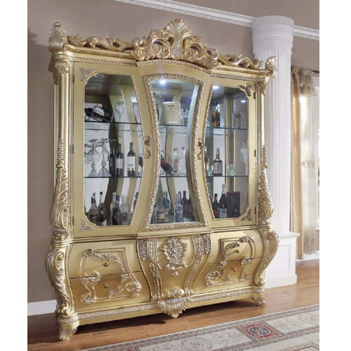 Cabriole - Curio - Gold - R&R Furniture Gallery (Fountain Valley, CA)