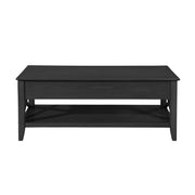 Decatur - Farmhouse Lift Top Coffee Table With Storage - Black / Ash - R&R Furniture Gallery (Fountain Valley, CA)