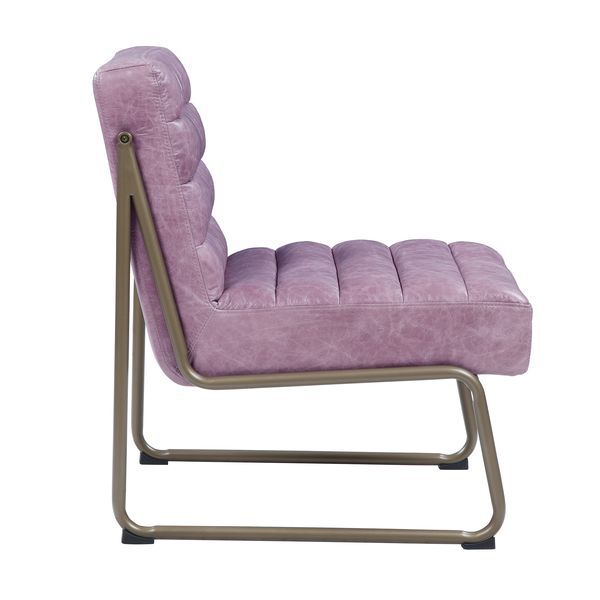Loria - Accent Chair - Wisteria Top Grain Leather - R&R Furniture Gallery (Fountain Valley, CA)