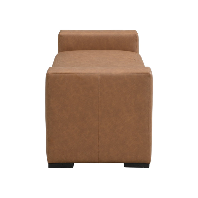 Ottoman With Unique Armrest Design For Living Spaces - R&R Furniture Gallery (Fountain Valley, CA)