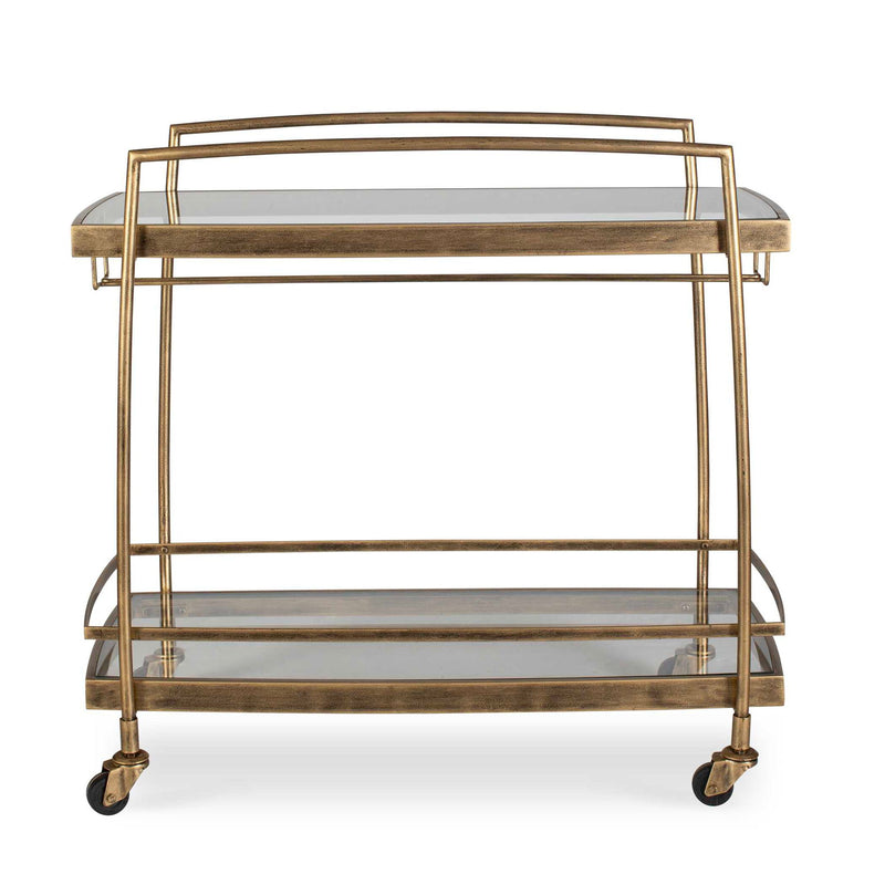 Scarritt - Bar Cart - Antique Brass