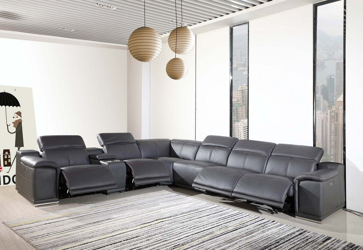 9762 - Power Reclining Sectional - R&R Furniture Gallery (Fountain Valley, CA)