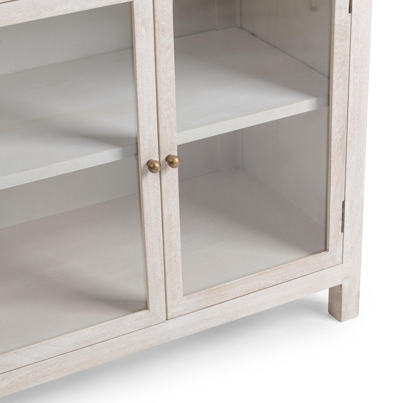 Hera - Display Cabinet - Creamwood - R&R Furniture Gallery (Fountain Valley, CA)