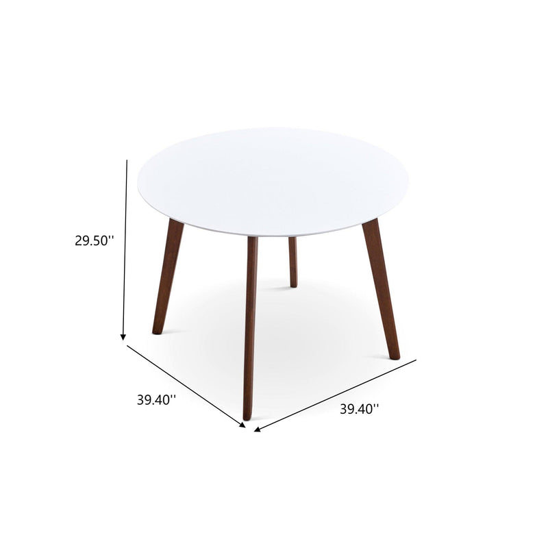 Dining Table - Brown / White - R&R Furniture Gallery (Fountain Valley, CA)