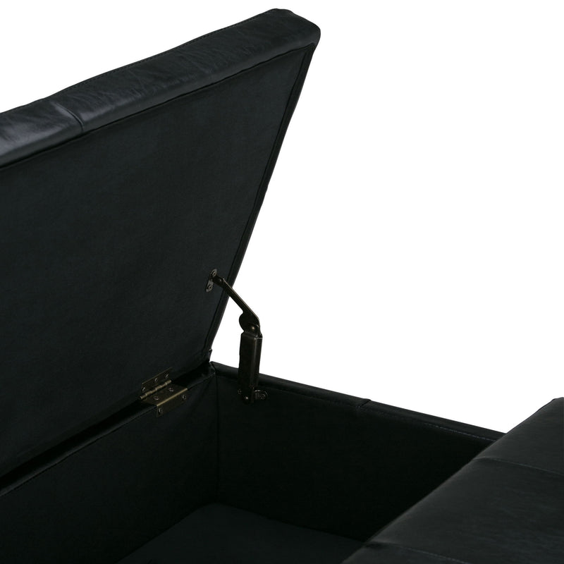 Dover - Multifunctional Lift Top Coffee Table Storage Ottoman - R&R Furniture Gallery (Fountain Valley, CA)