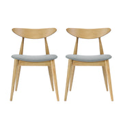 Ergonomic Back Dining Chairs (Set of 2) - R&R Furniture Gallery (Fountain Valley, CA)