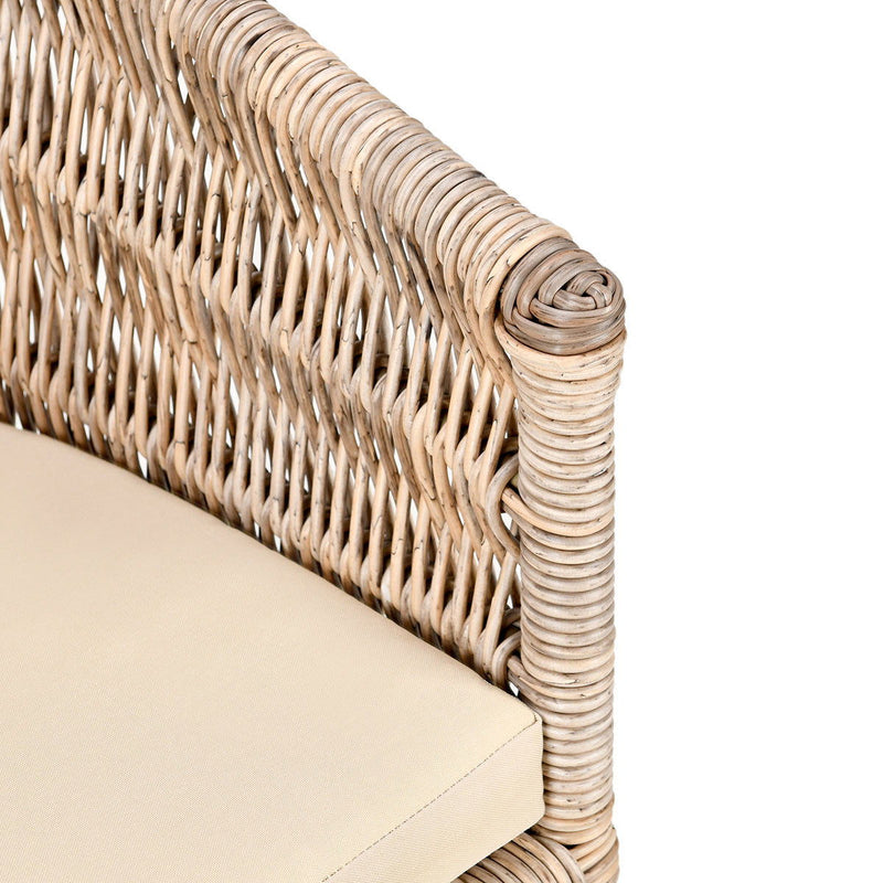 Collins - Outdoor Dining Chair - Natural / Sand - R&R Furniture Gallery (Fountain Valley, CA)