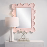 Uttermost Sea Coral wall mirror featuring a detailed, natural coral design frame, perfect for coastal or ocean-themed decor.