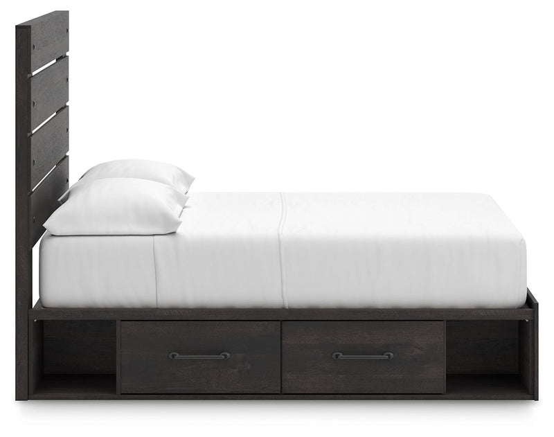 Hollivern - Panel Bed With Storage - R&R Furniture Gallery (Fountain Valley, CA)