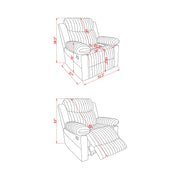 Bruni - Glider Recliner With Manual Recline - R&R Furniture Gallery (Fountain Valley, CA)