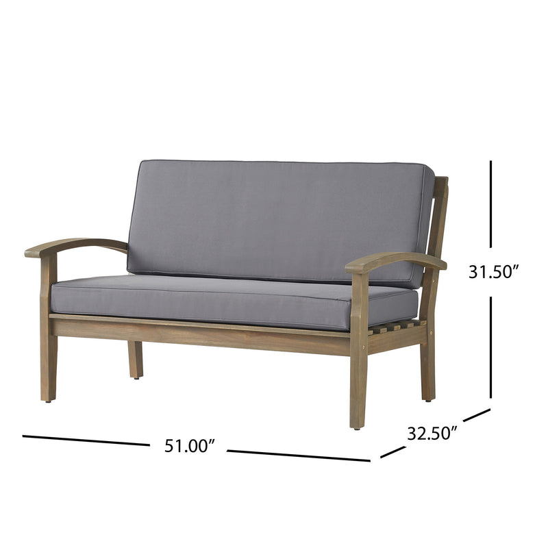 Outdoor Chat Set With Coffee Table And Loveseat - R&R Furniture Gallery (Fountain Valley, CA)