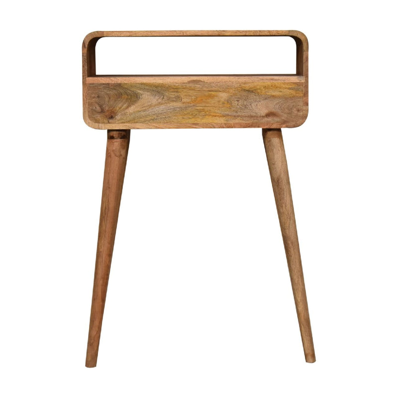 Curved Chestnut Console Table - R&R Furniture Gallery (Fountain Valley, CA)